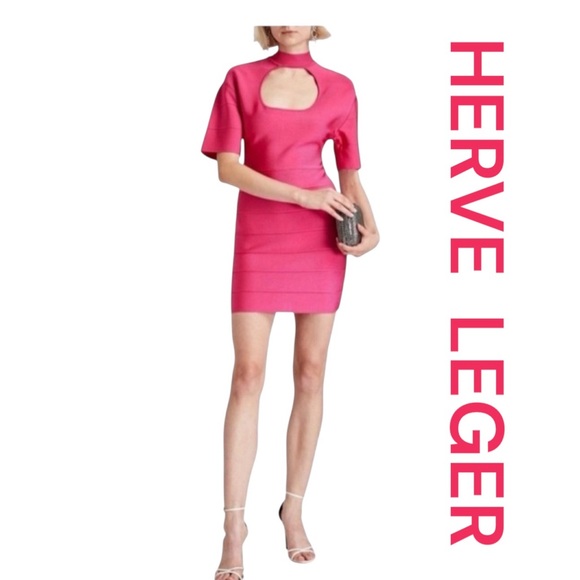 HERVE LEGER Hot Pink Bodycon Mini Dress, Back Zip, Size S. is available for purchase on au PAY Market - Imported Goods Online Store Co.Ltd. | au PAY Market - Online Shopping Site HERVE LEGER Hot Pink Bodycon Mini Dress, Back Zip, Size S. is available for purchase on au PAY Market - Imported Goods Online Store Co.Ltd. | au PAY Market - Online Shopping Site